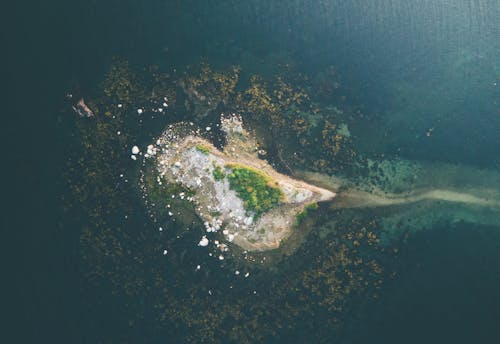 Aerial Photo of An Island