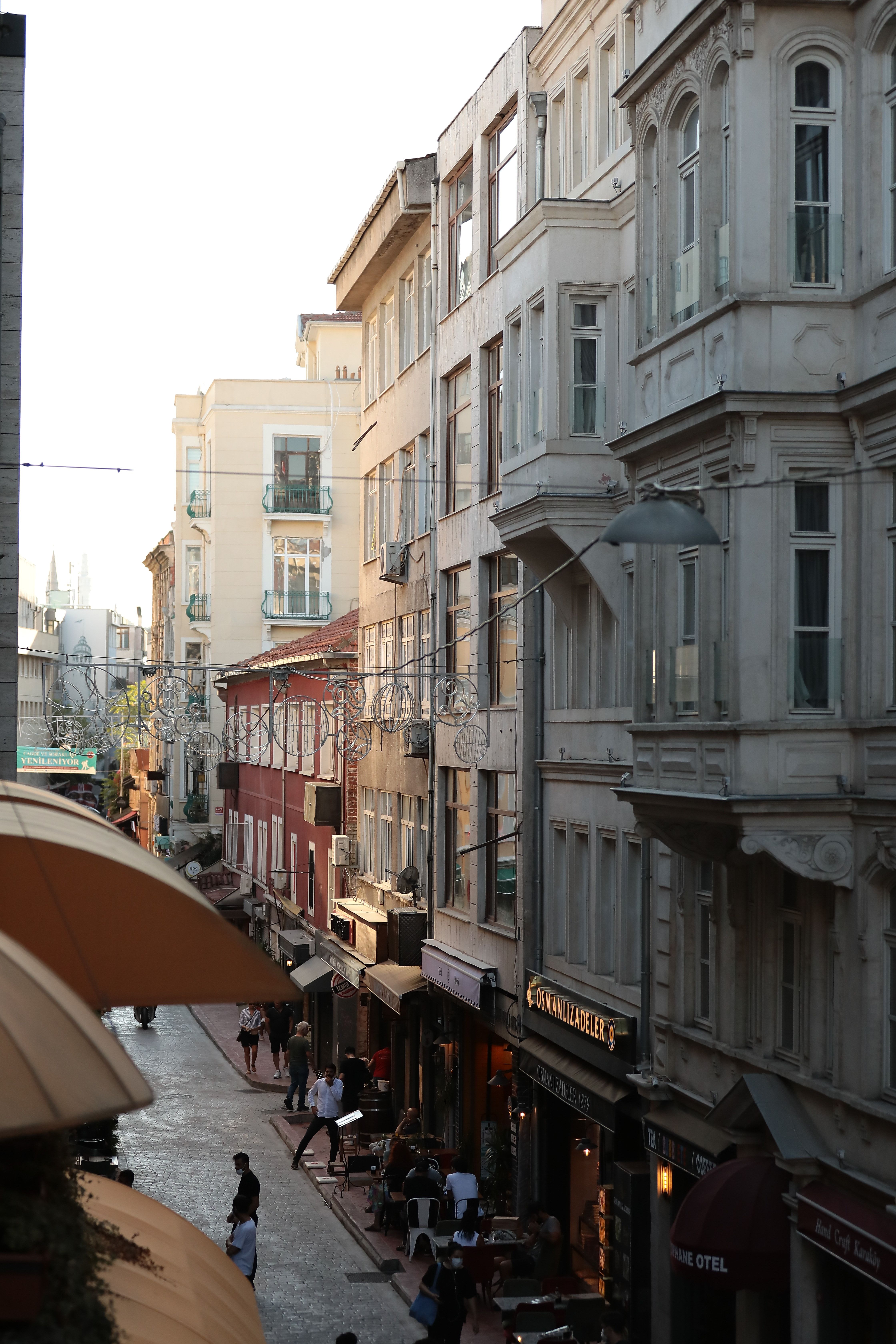 Charming Street View in Istanbul's Karaköy District · Free Stock Photo