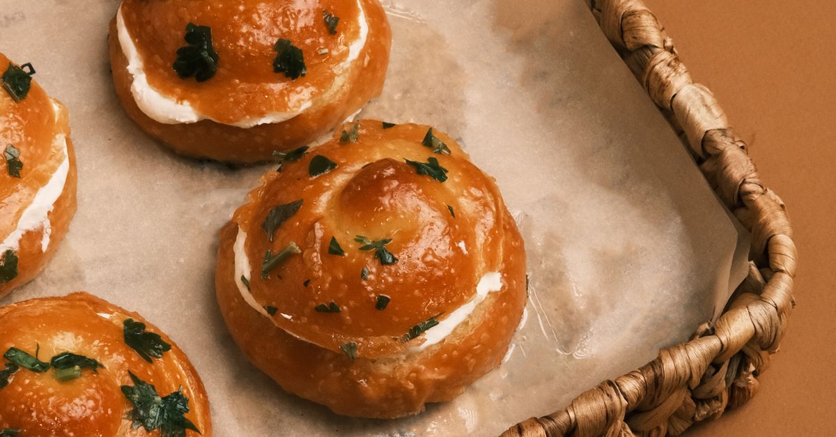 Rustic Mini Roll Rustic Artisan Rolls with Fresh Herbs · Free Stock Photo
