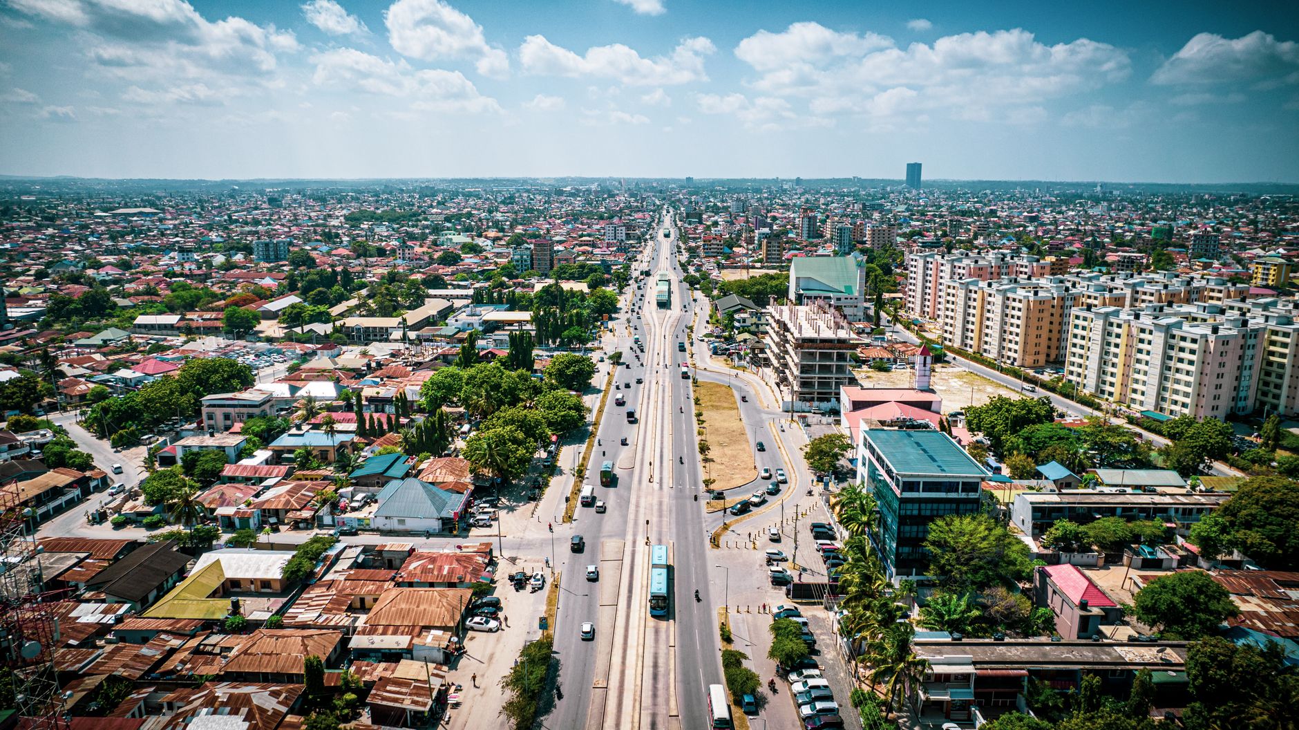 Skyline d'Antananarivo, capitale économique de Madagascar