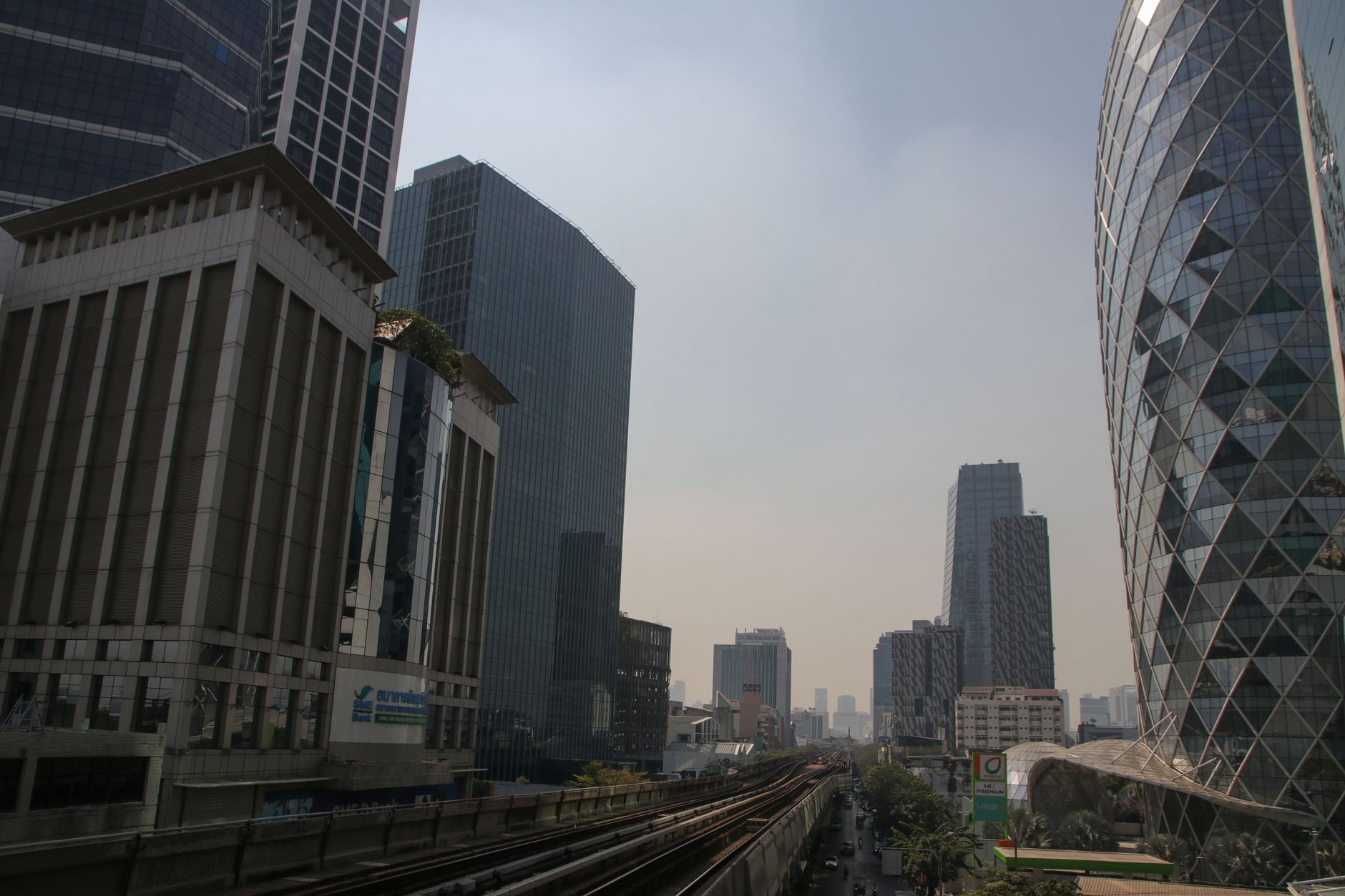Bangkok Skyline au crépuscule