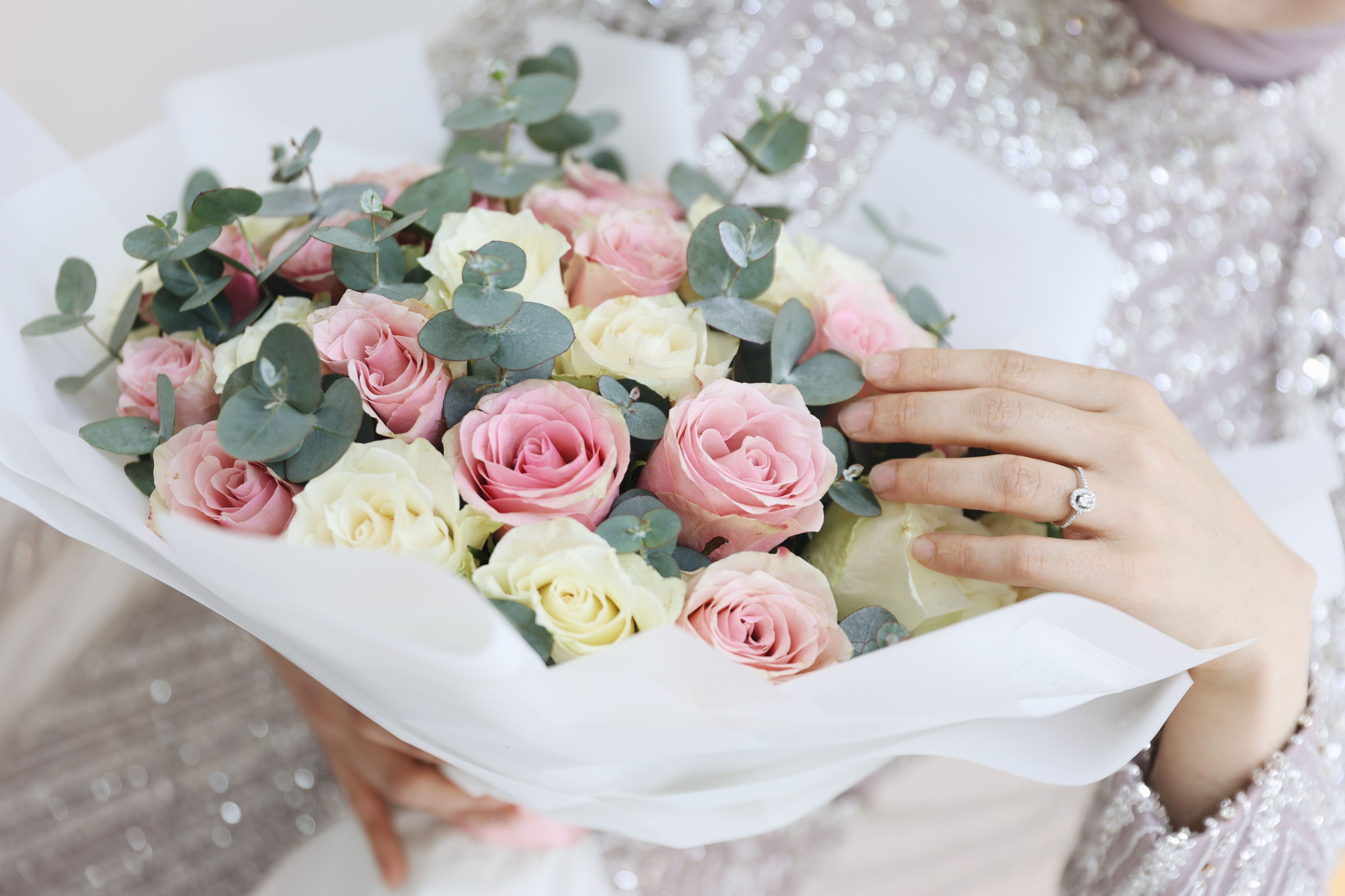 Handcrafted signature rose bouquet