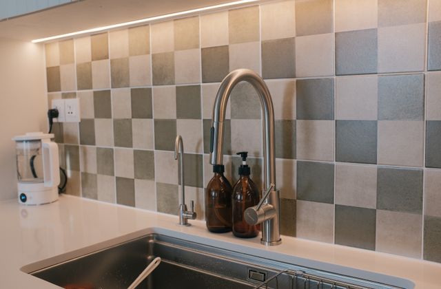 Water heater geyser system in bathroom