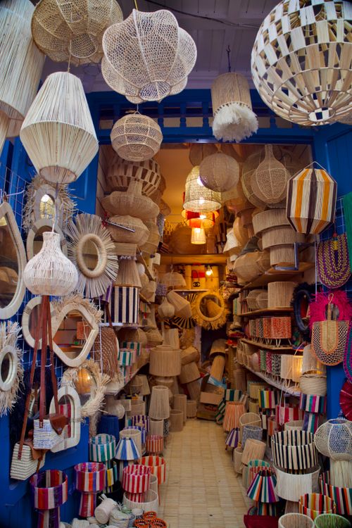 Free stock photo of african artisan, beaded lamps, colourful village Stock Photo