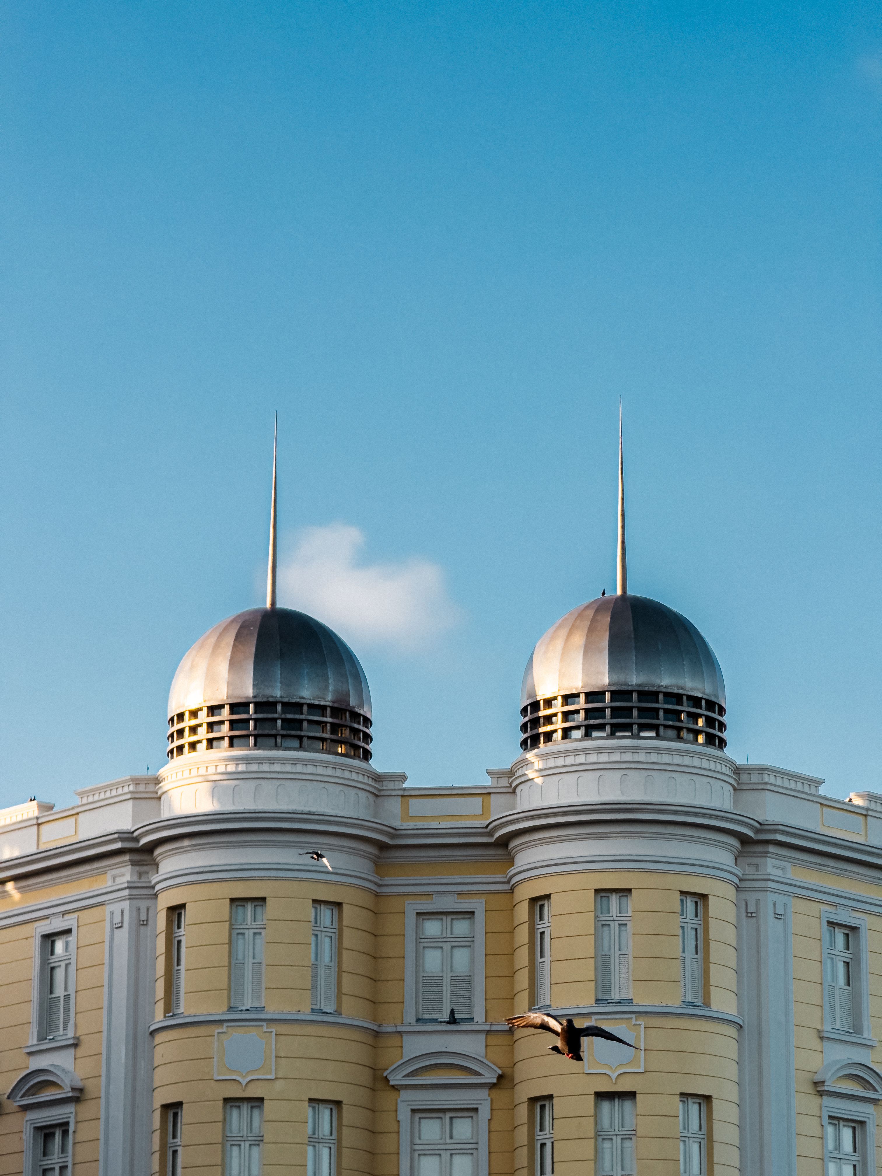 Historic Architecture with Twin Domes in Brazil · Free Stock Photo