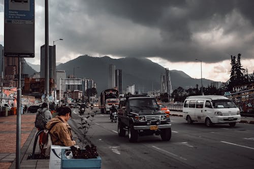 Free stock photo of cloudscape, street style