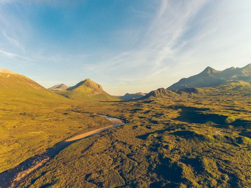 Free stock photo of aerial, fantastic aerial footage, isel of skye Stock Photo