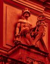 Close-up of a Statue of Hermes