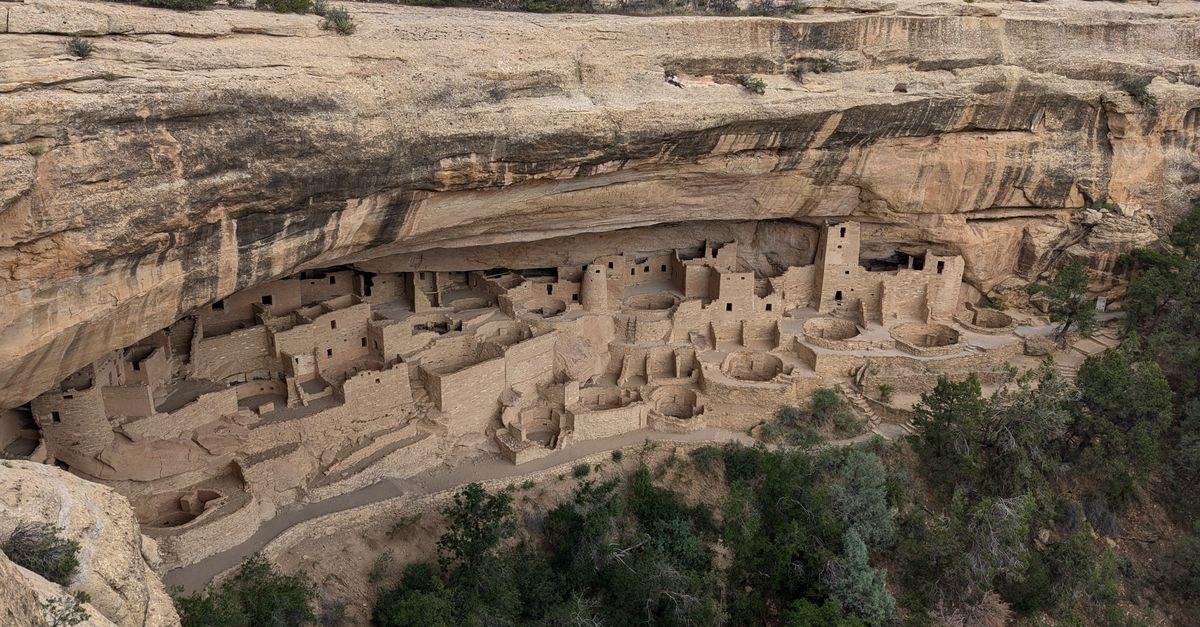 Explore the ancient cliff dwellings at Mesa Verde National Park, a UNESCO World Heritage site.