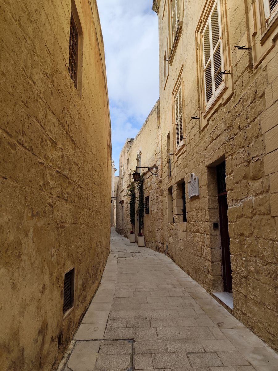Historic streets of Mdina Malta