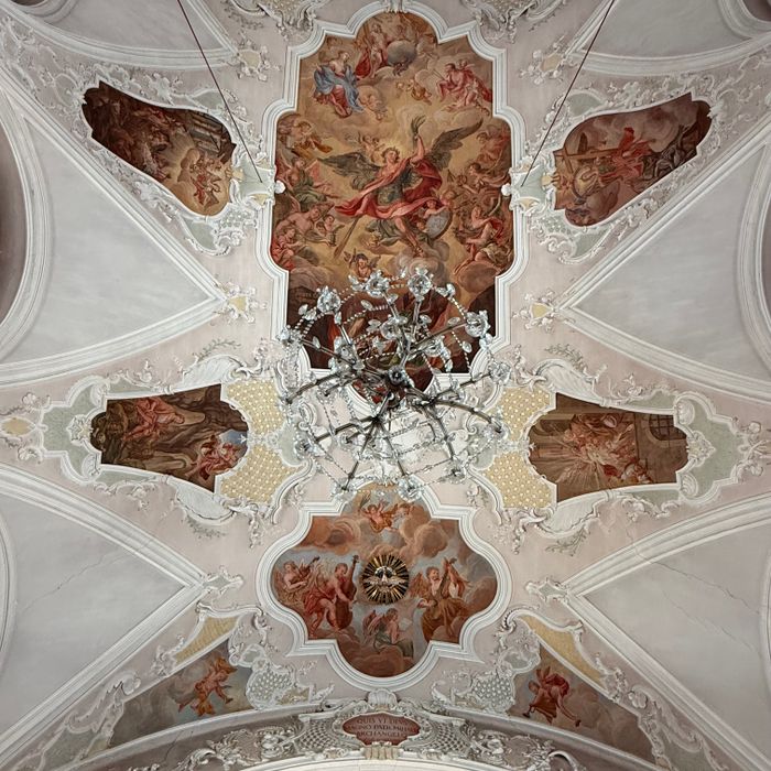 Baroque painted ceiling fresco — photo by Jeremy de Blok on Pexels