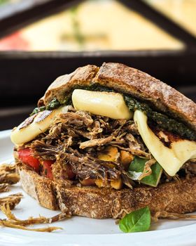 With Cheese Pork Sandwich