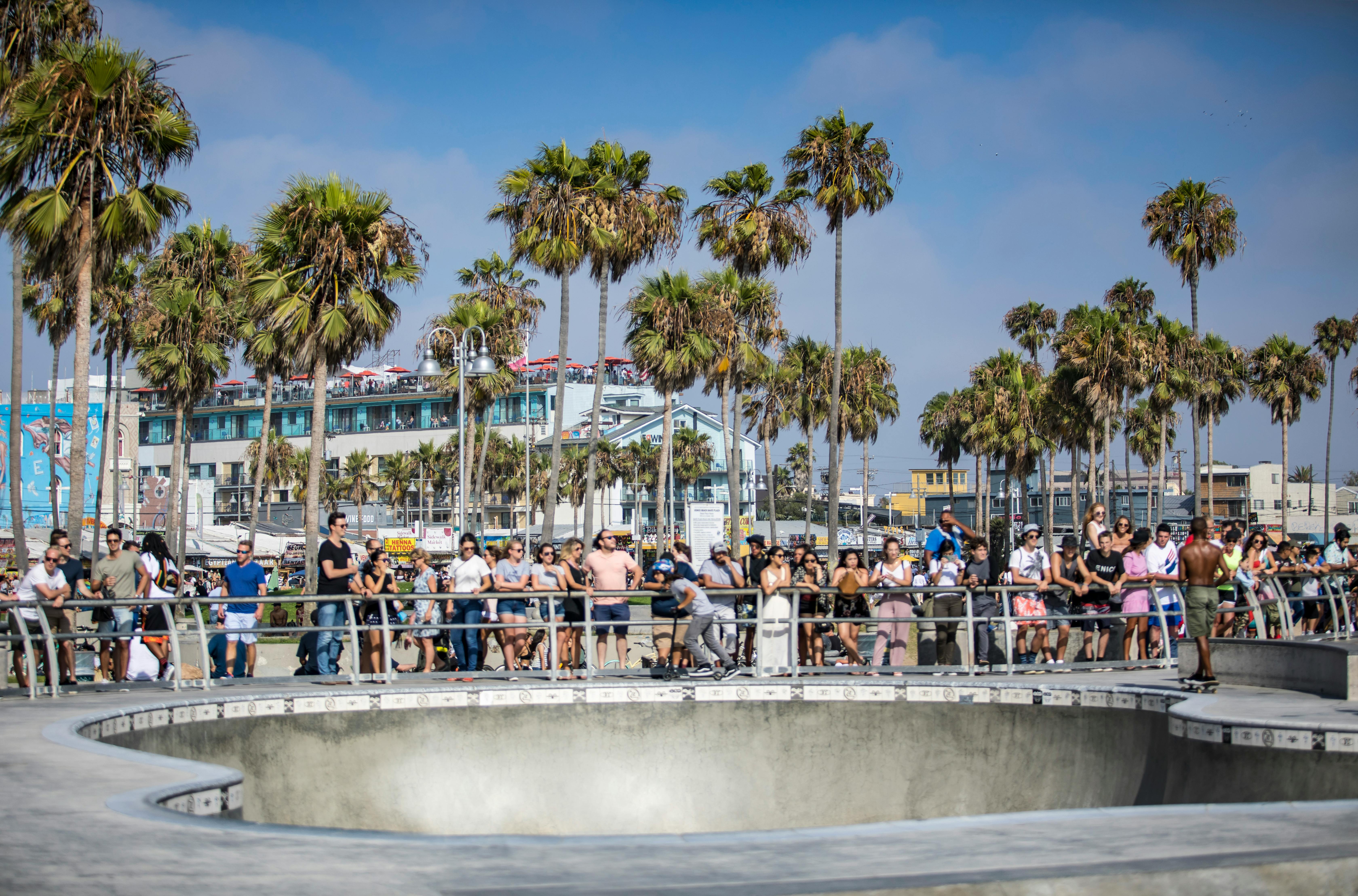 Venice Beach Boardwalk: Performers, Skate Park