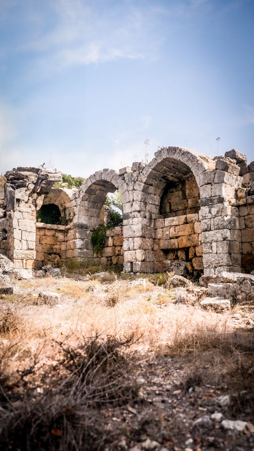 Ancient Stone Ruins under Blue Sky · Free Stock Photo