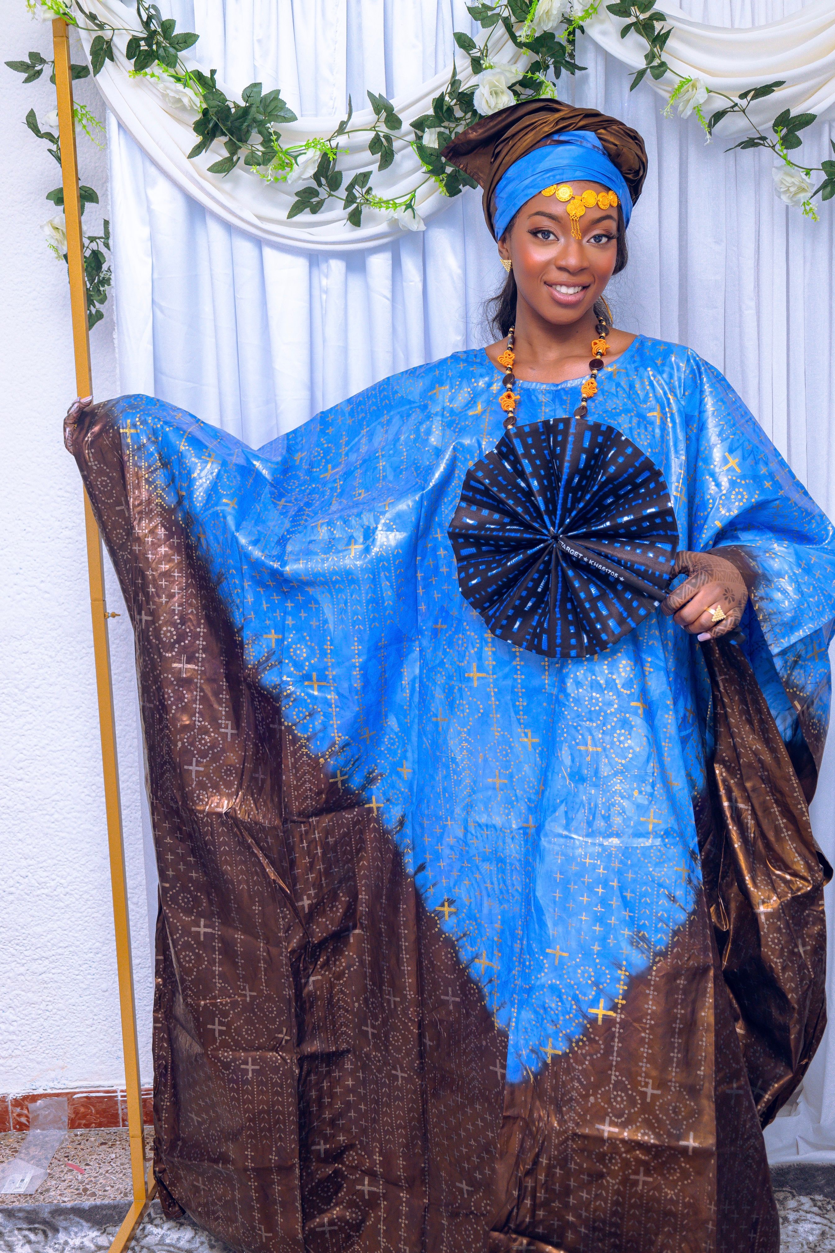 Beautiful Woman in Traditional Nigerian Attire  Free Stock Photo