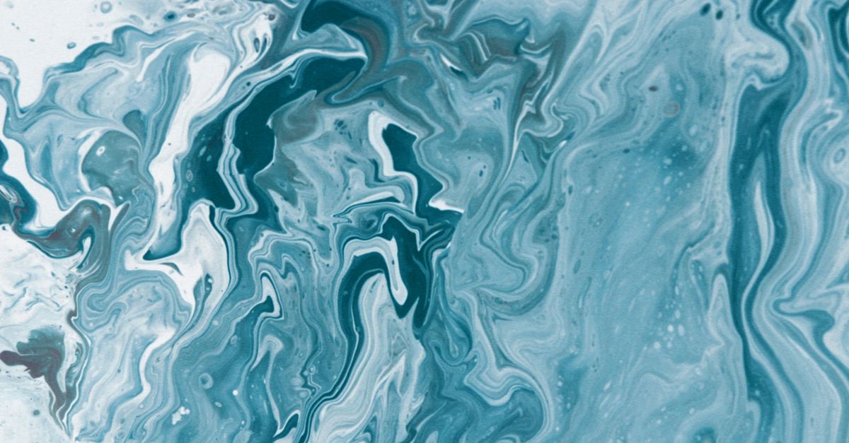 Captivating Blue Abstract Fluid Art Design · Free Stock Photo