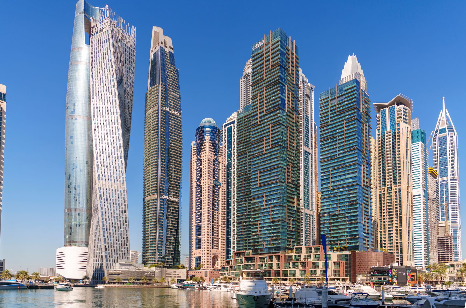 Dubai Marina skyline and waterfront towers illustrating off-plan property investment in Dubai
