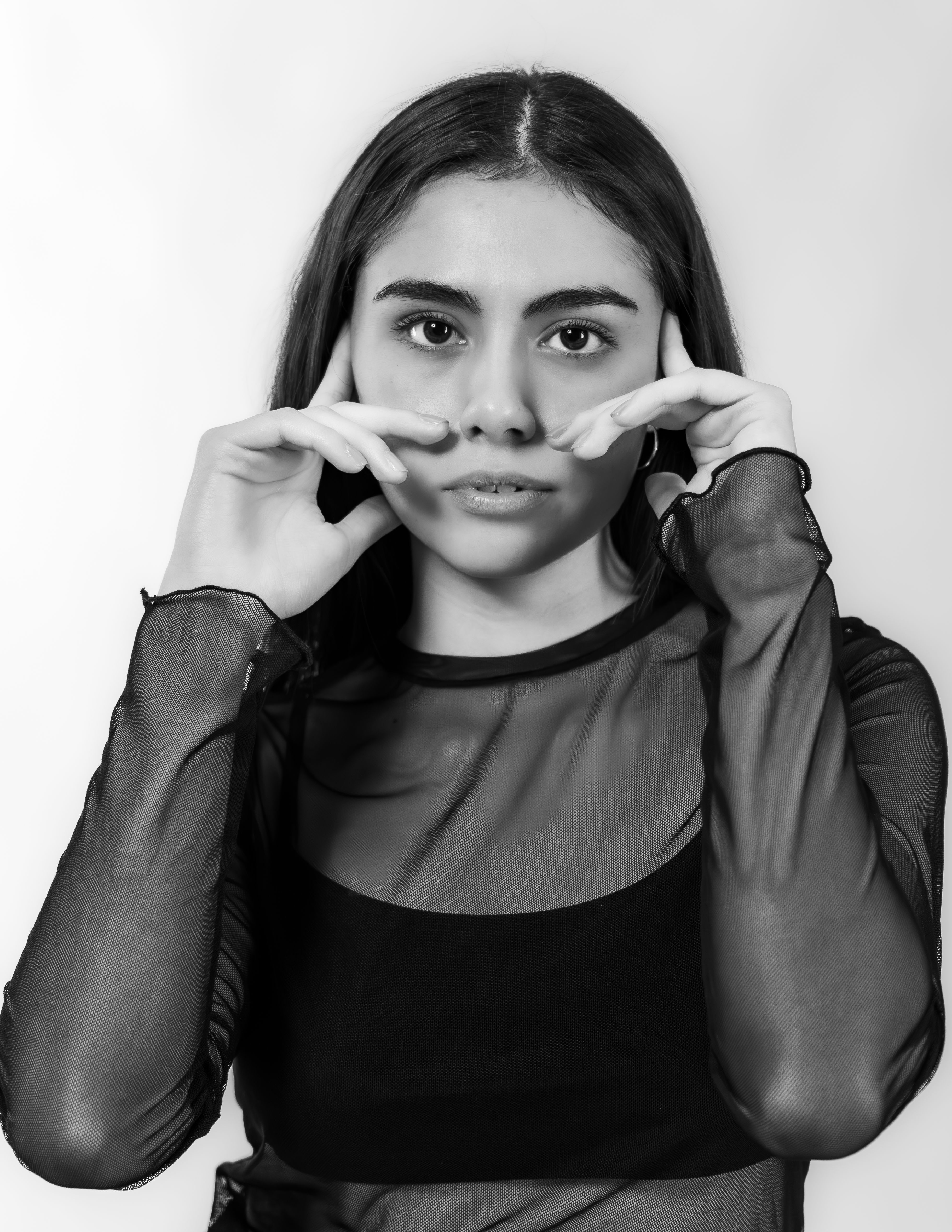 Black and White Portrait of Confident Woman · Free Stock Photo