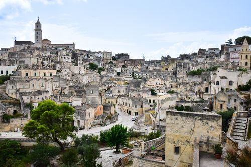 Free Explore the stunning historical architecture of Matera, a UNESCO World Heritage Site in Italy. Stock Photo