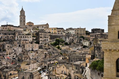 Free Explore Matera, Italy's ancient stone cityscape, a UNESCO World Heritage site capturing rich history. Stock Photo