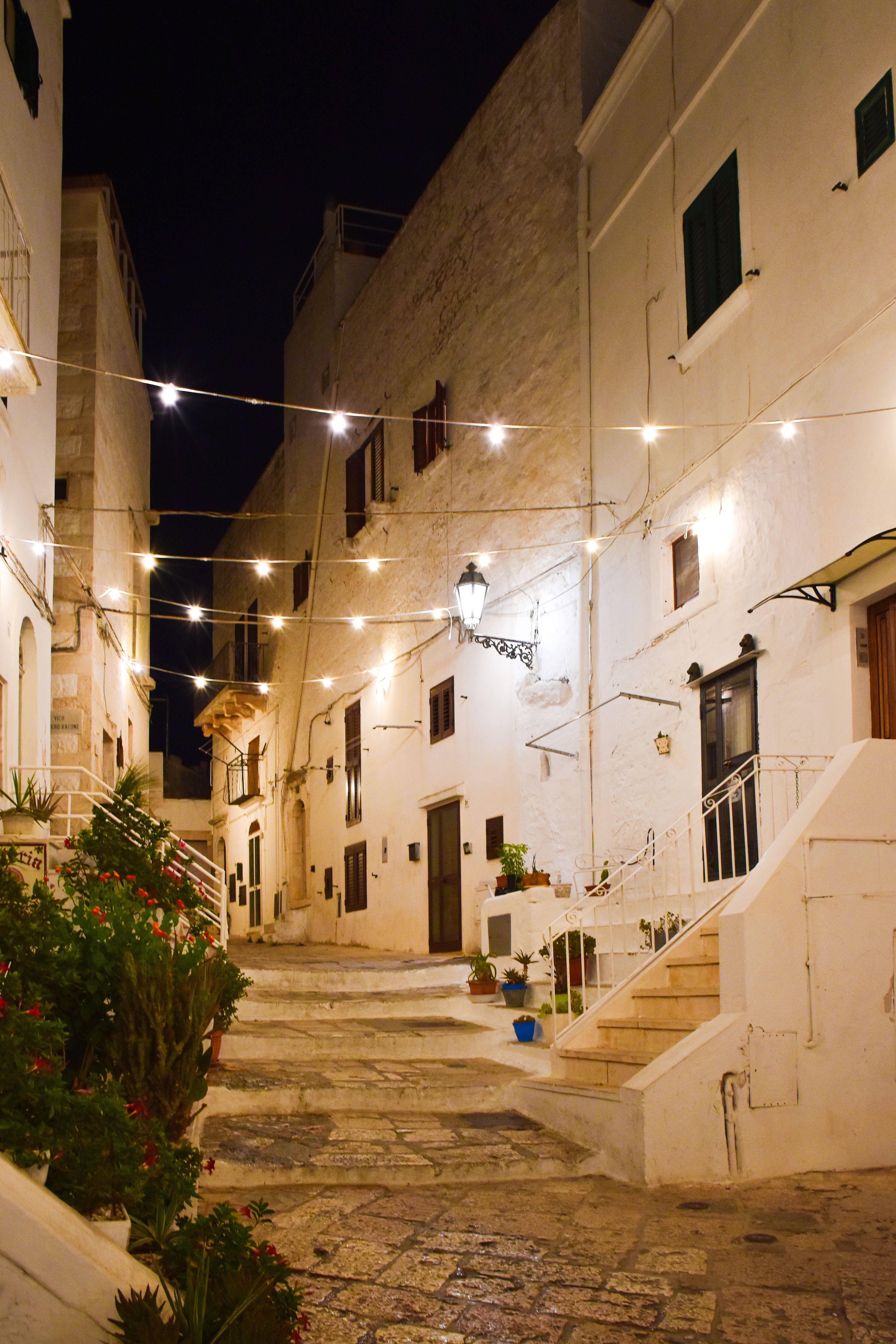 Charming Night Street in Apulia Italy · Free Stock Photo