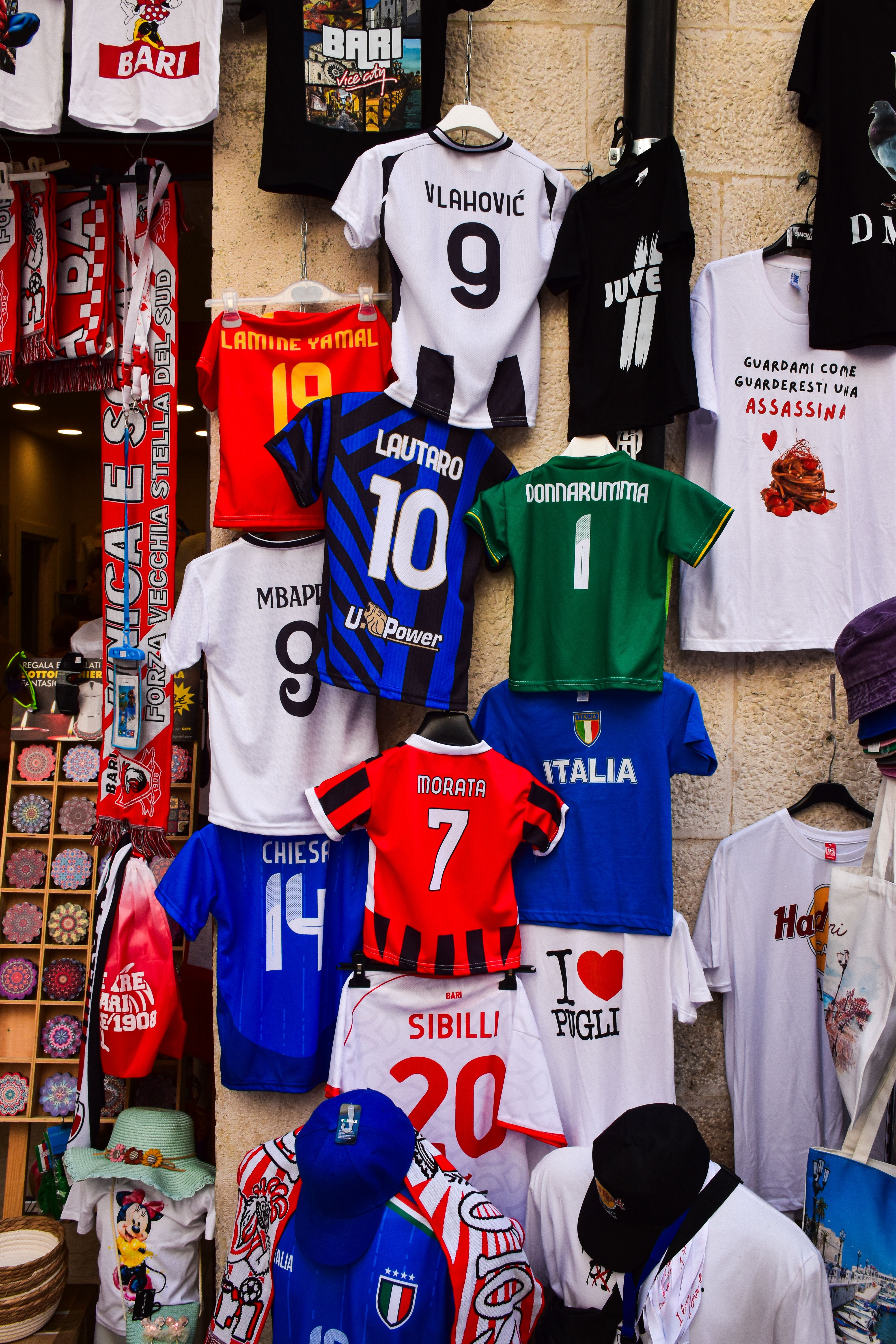 Maillot De Football BITONTO BARI - Rouge, Taille XXL, Numéro 19 - Occasion Porté