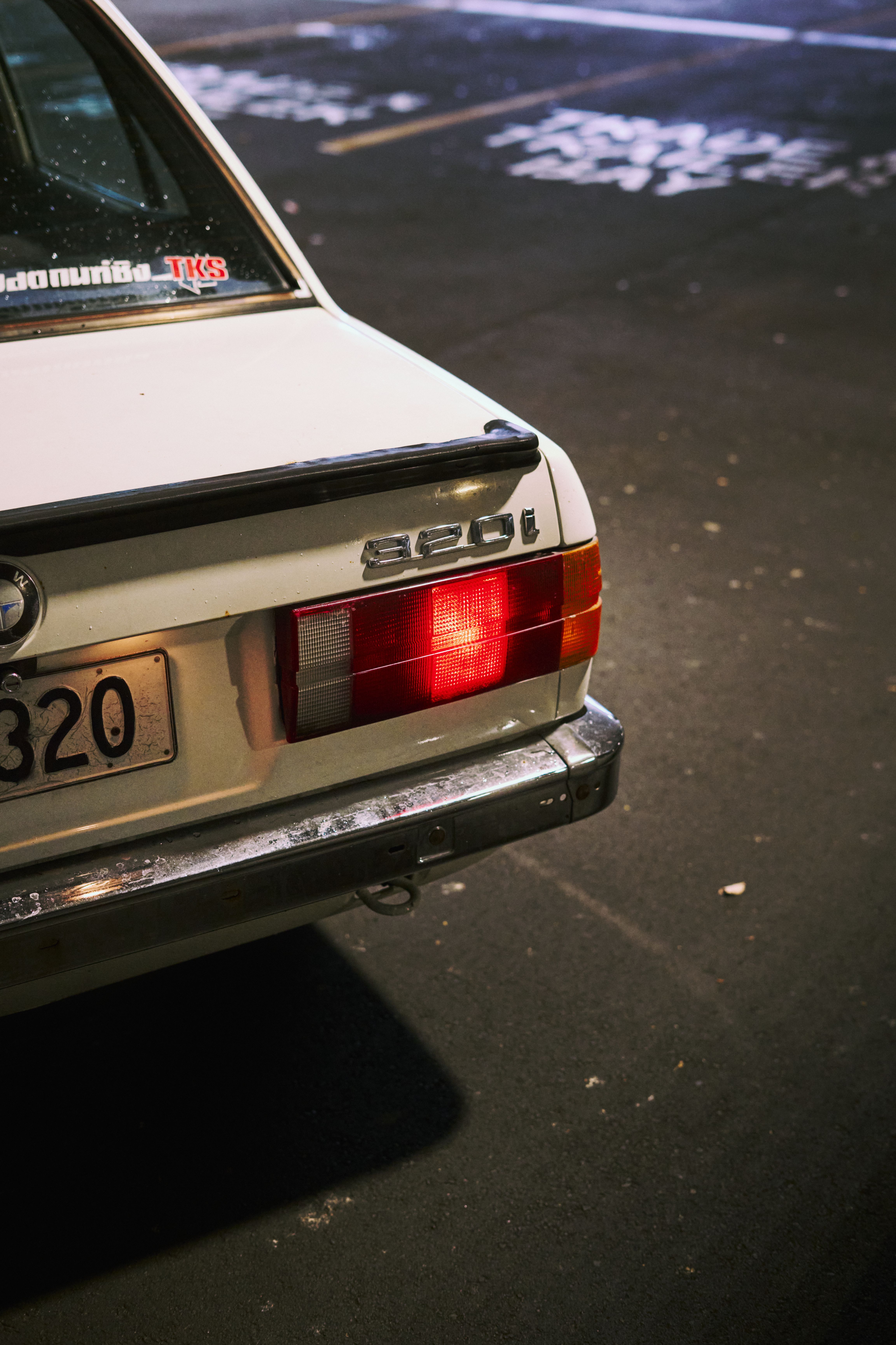 Rear View of Modified Car in Auckland at Night · Free Stock Photo