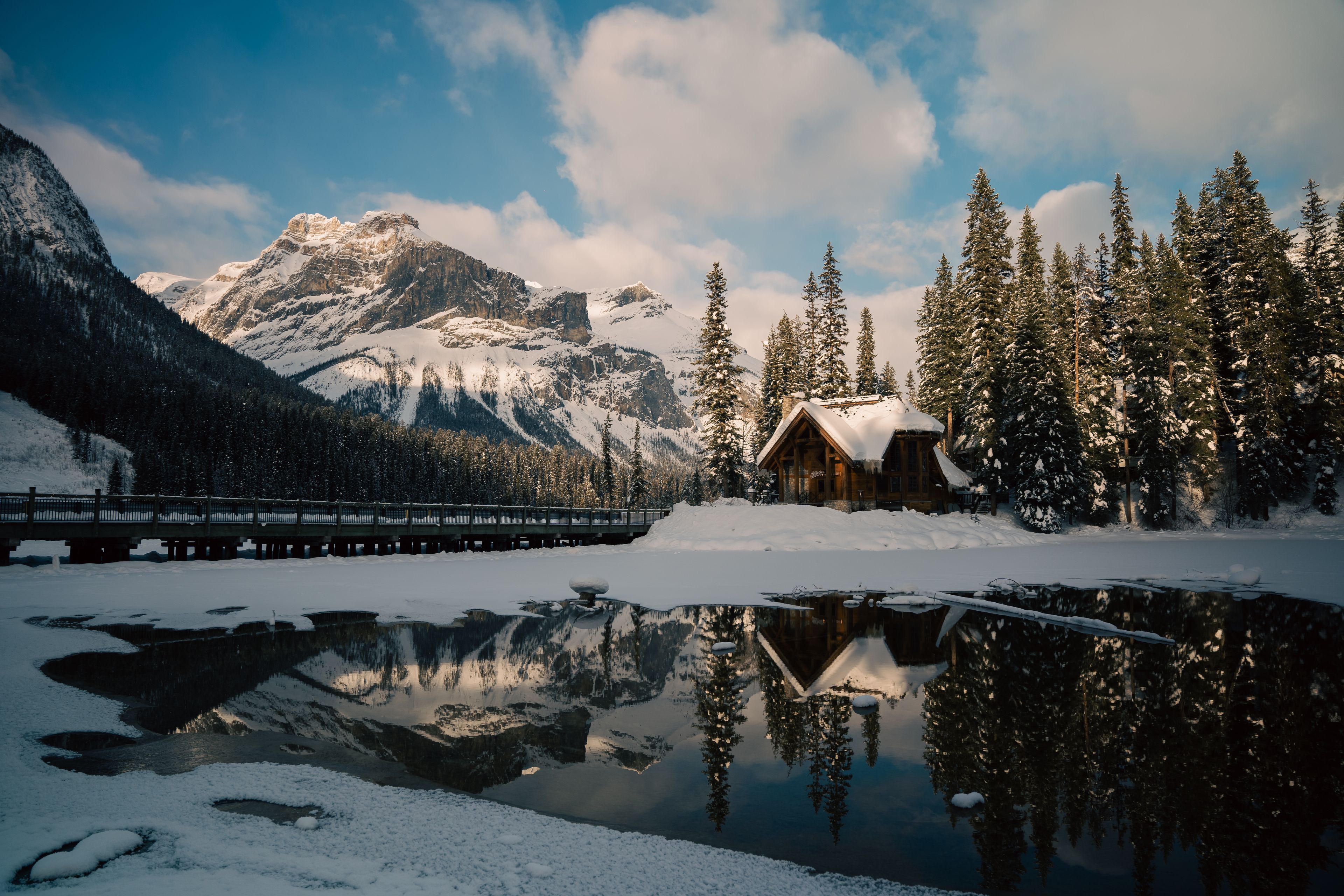 Lake Emerald Winter