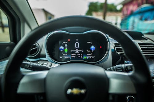 Black Chevrolet Steering Wheel