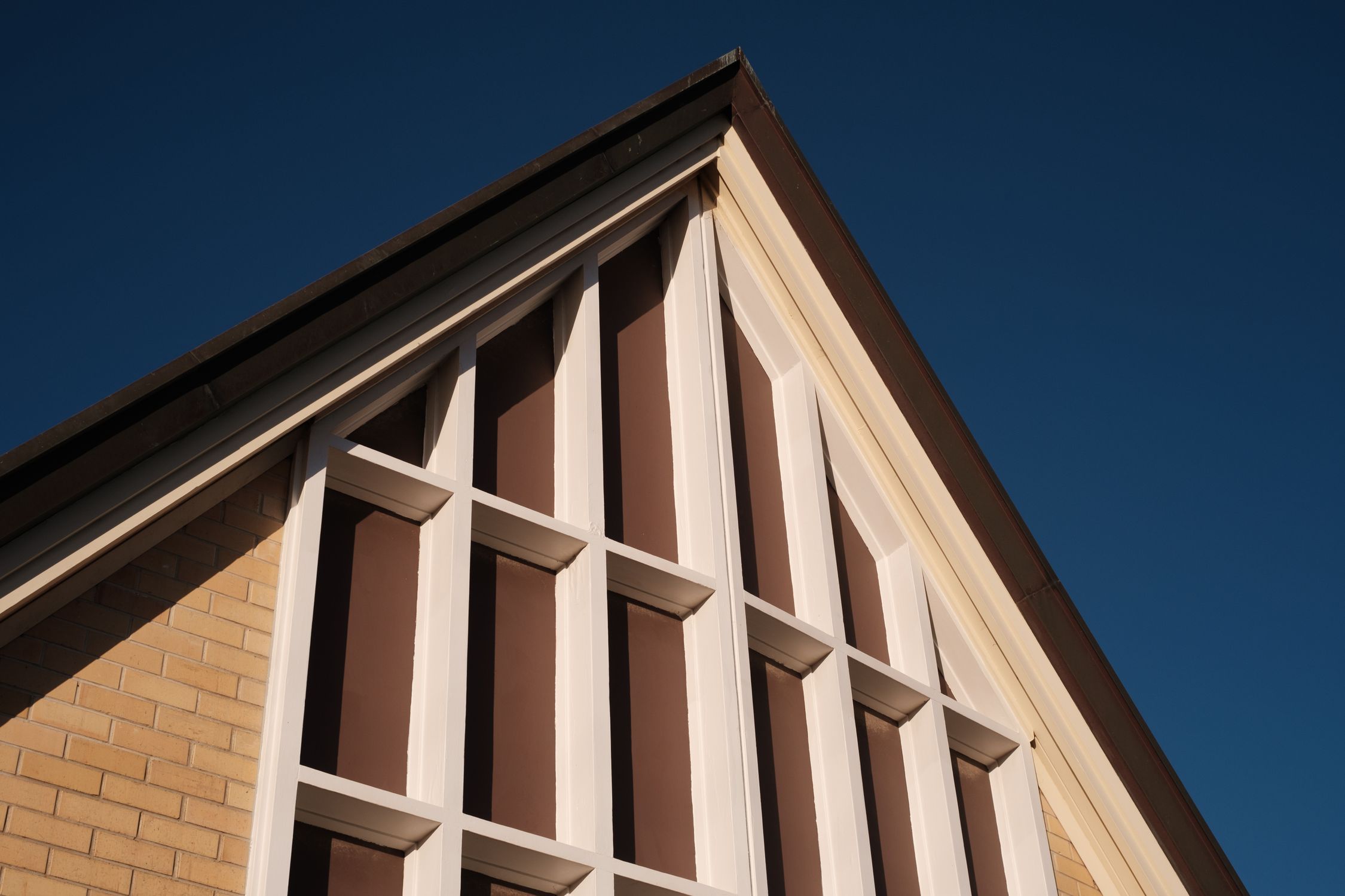 Modern Architecture of Triangular Roof Design · Free Stock Photo