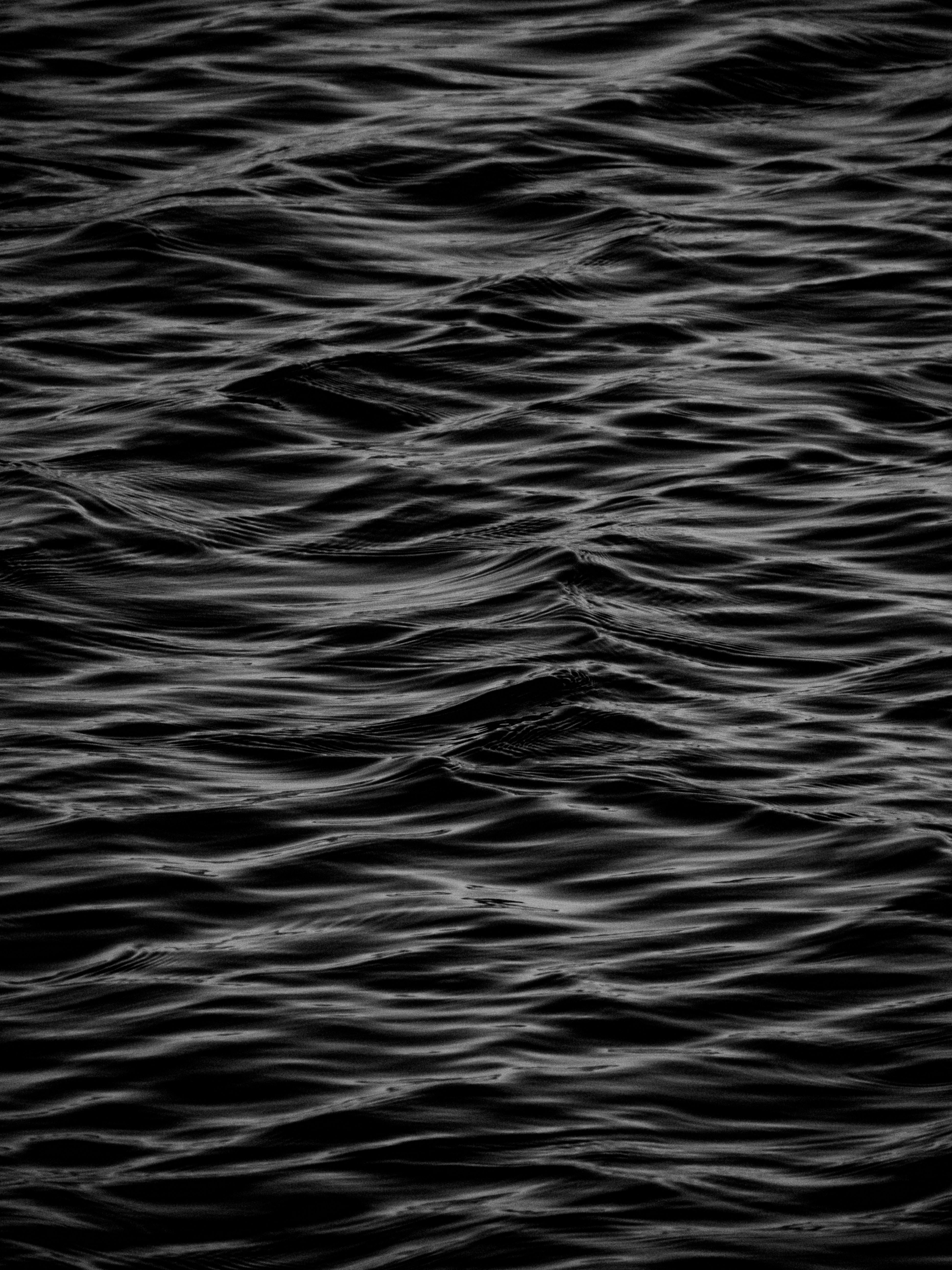 Black and White Abstract Waves Texture · Free Stock Photo