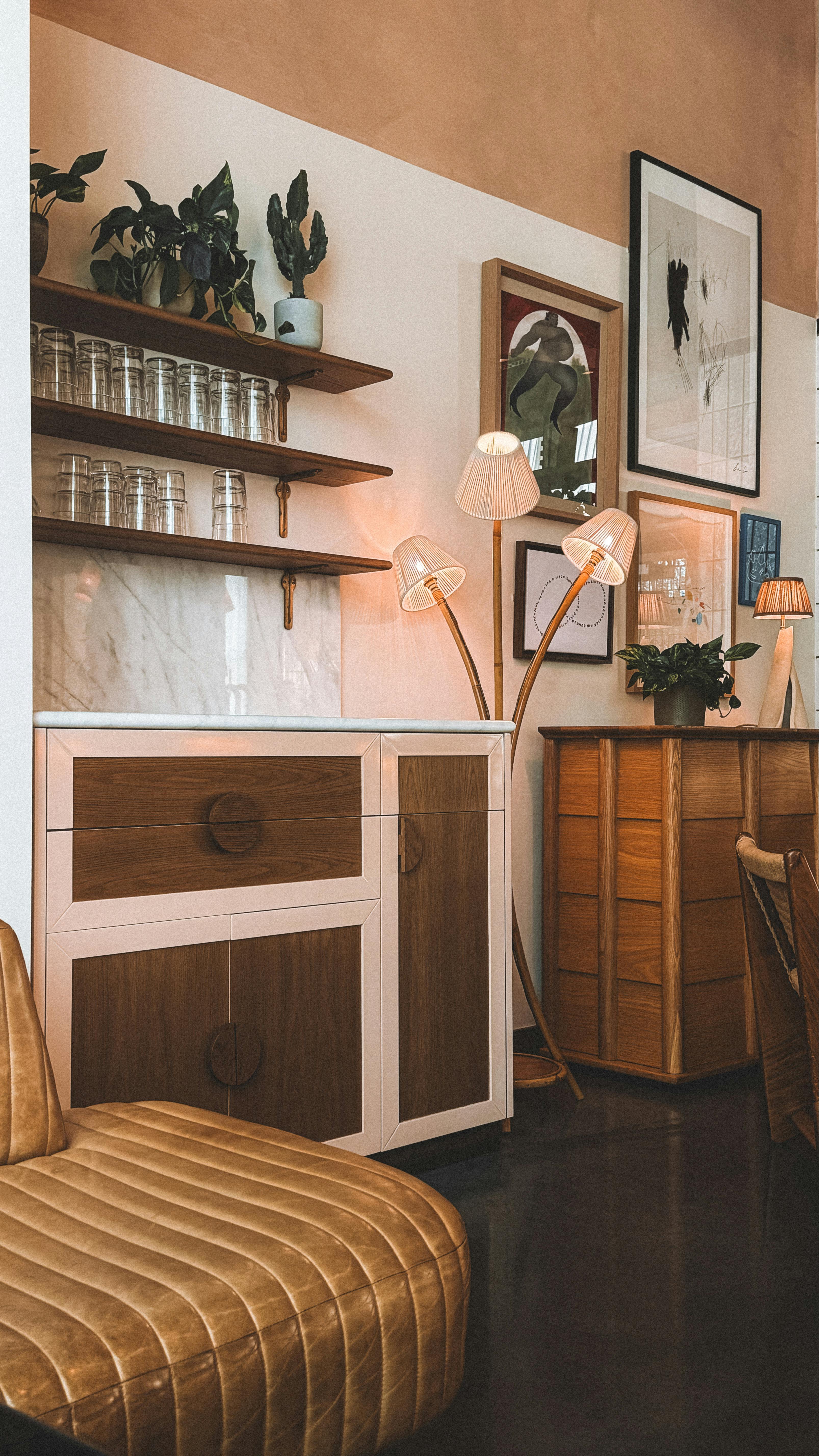 High-tech interior design elements