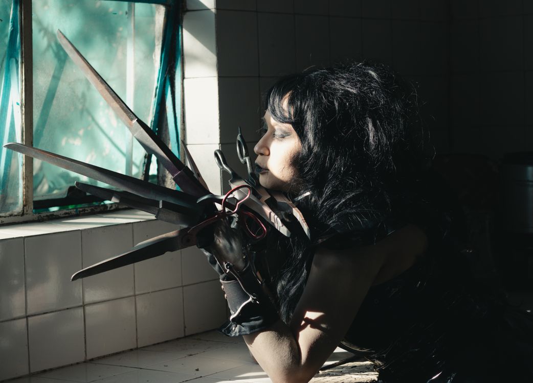 Scared Cosplay Dark Horror Cosplay in Dim Light Setting · Free Stock Photo