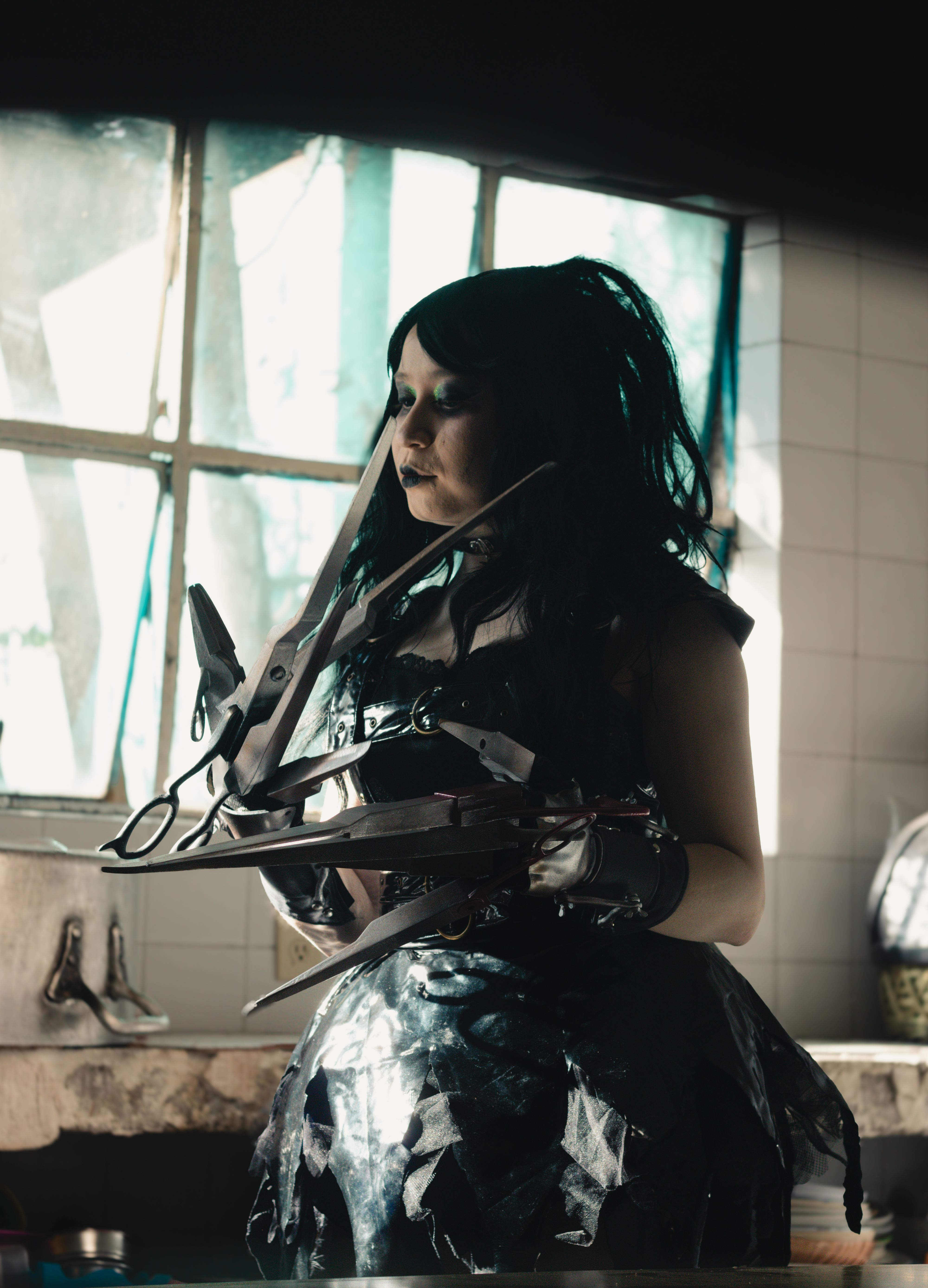 Gothic Cosplay in Urban Setting · Free Stock Photo