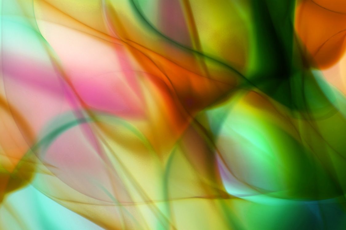 Colorful Abstract Ribbons of Light and Shadow · Free Stock Photo