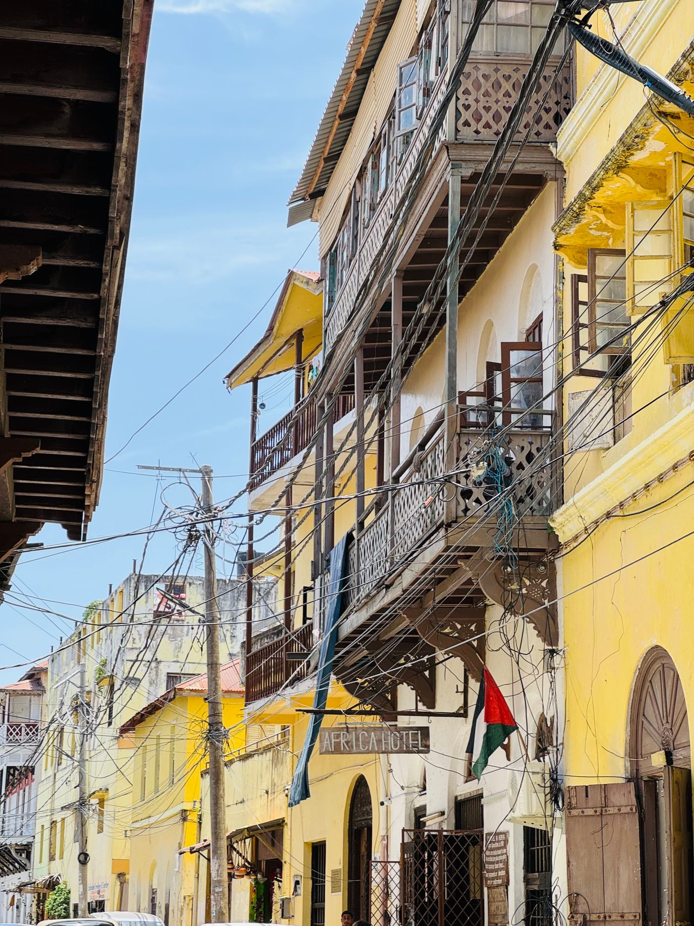 Colonial architecture in Old Town Mombasa