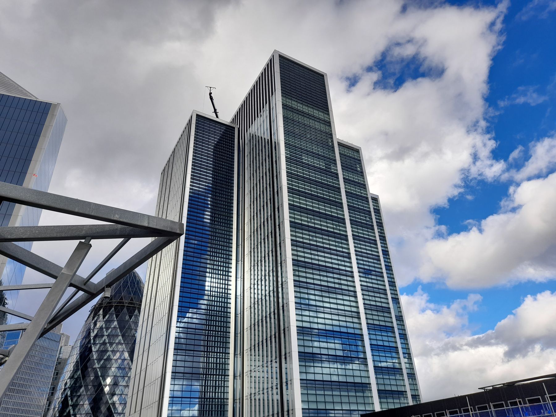 Modern skyscrapers in London’s financial district