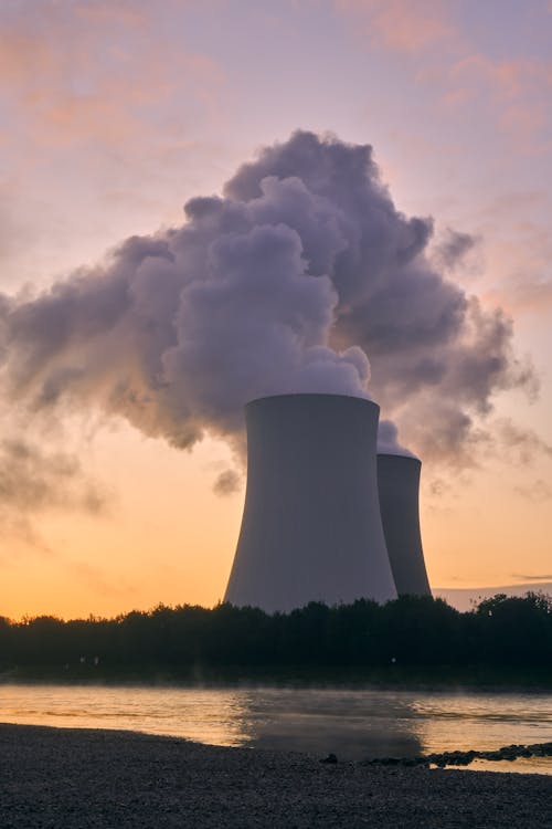 무료 원자력 발전소 스톡 사진