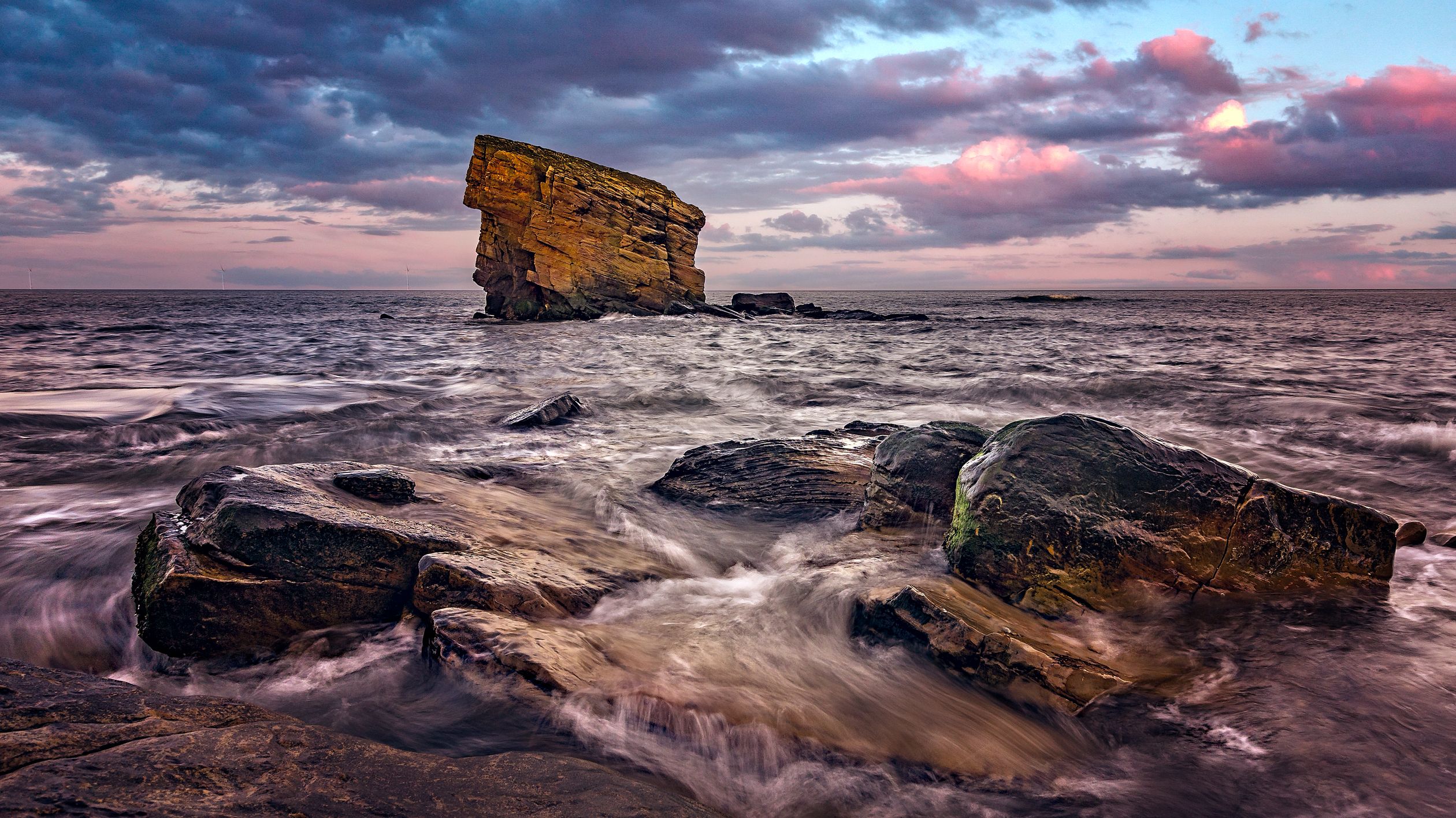 Dramatic Seascape With Coastal Rock Formation Free Stock Photo Dramatic Seascape With Coastal Rock Formation Free Stock Photo