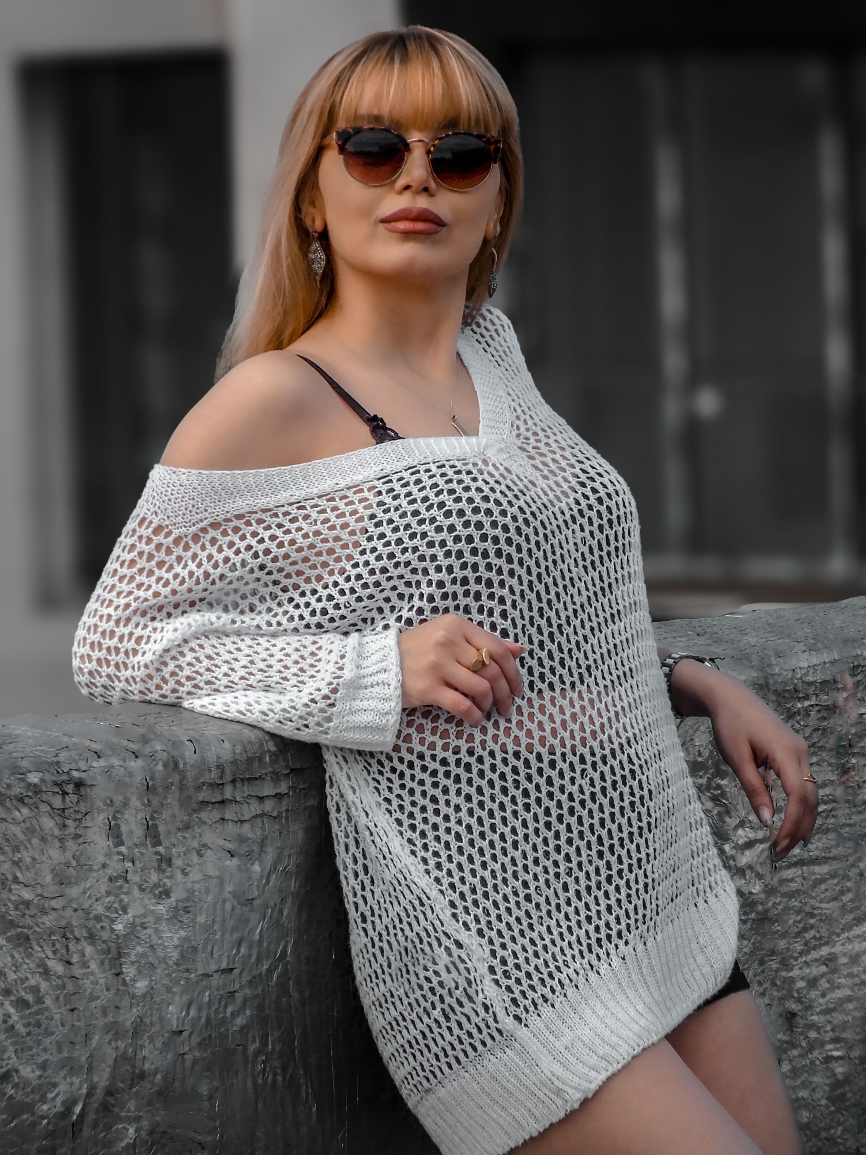 Blusa de Tricô Off White