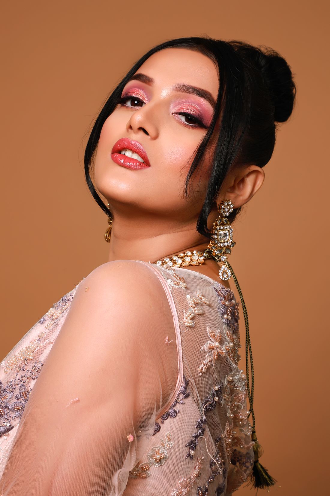 Party makeup portfolio look 1