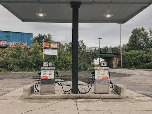 Free Empty Gas Station Stock Photo