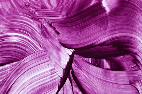 Free Dynamic abstract image featuring vivid purple brush strokes in a swirling pattern. Stock Photo