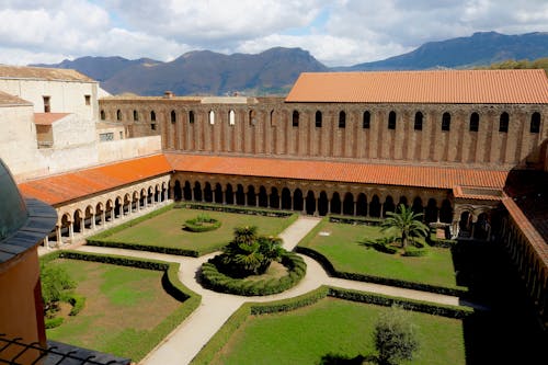 Free stock photo of cloister, garden, island