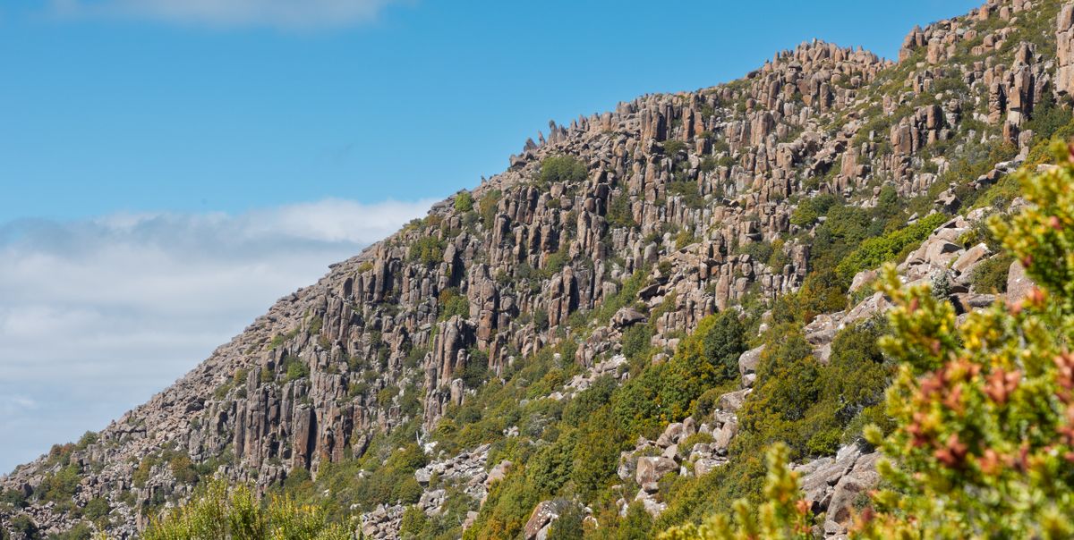 The Organ Pipes, columnar dolerite formation on Mount Wellington above Hobart