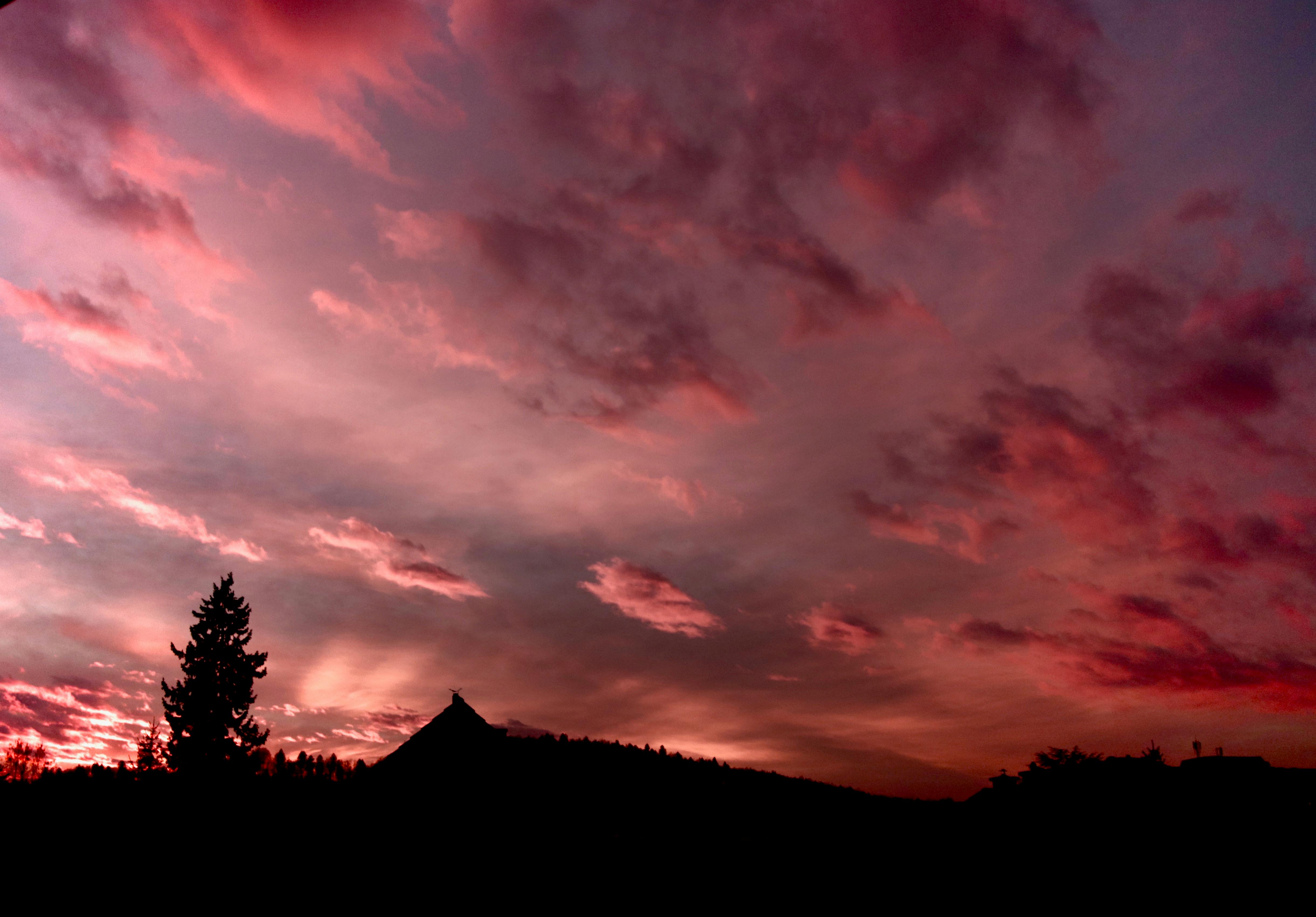 Free Stock Photo Of Beautiful Sunset Clouds Pink