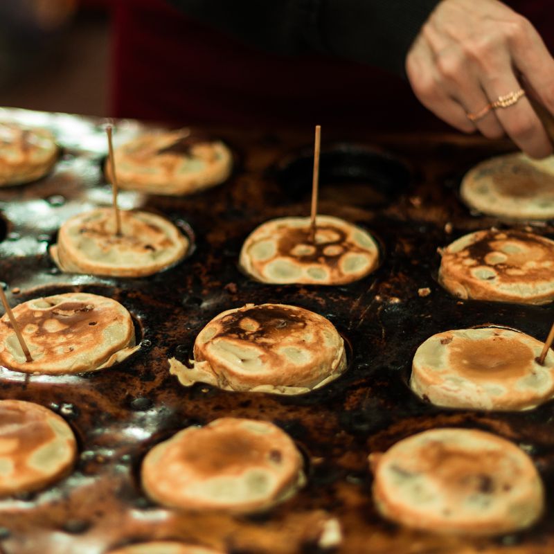 Sourdough Italian Pecorino Romano and Chestnut Griddle Cakes