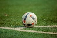 Soccer Ball on Field - Sports Photography