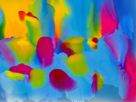 A captivating blend of bright colors in an abstract digital art composition.