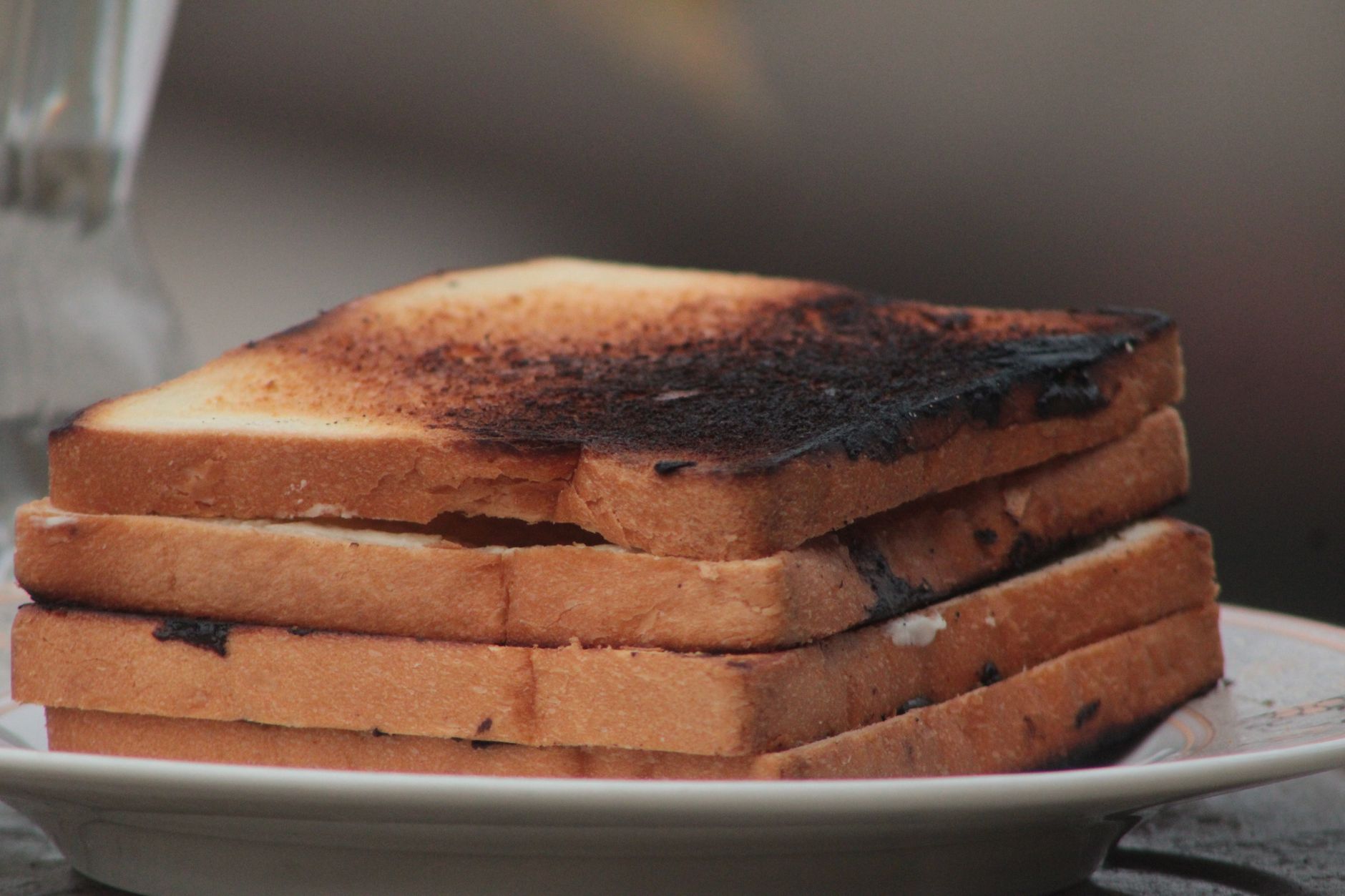 Fresh bread slices ready for toasting with Halal certification sticker on packaging